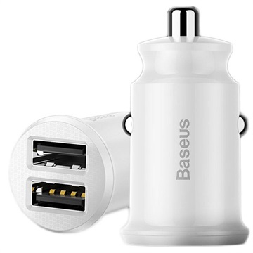 Baseus Grain Mini Smart Dual Usb Car Charger A