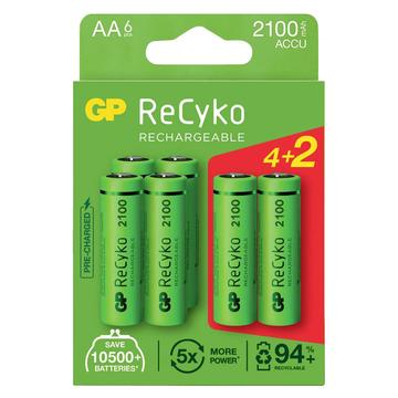 Gp Recyko Rechargeable Aa Batteries Mah Pcs