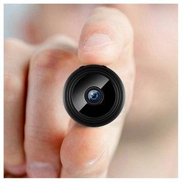 Mini Magnetic Full Hd Home Security Camera Wifi Ip Black