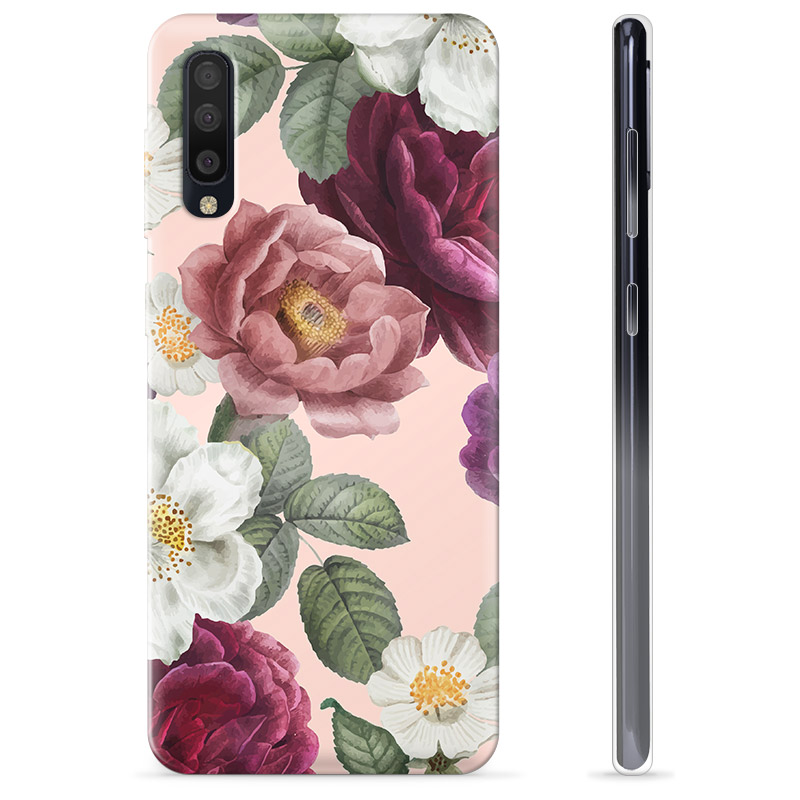 Samsung Galaxy A Tpu Case Romantic Flowers