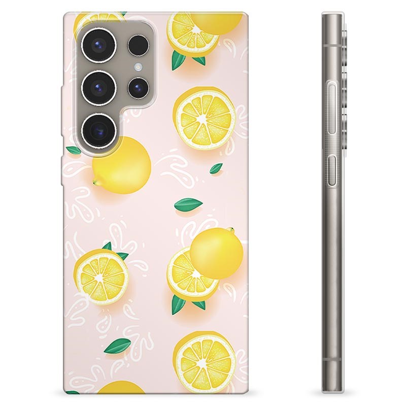 Samsung Galaxy S24 Ultra TPU Case Lemon Pattern