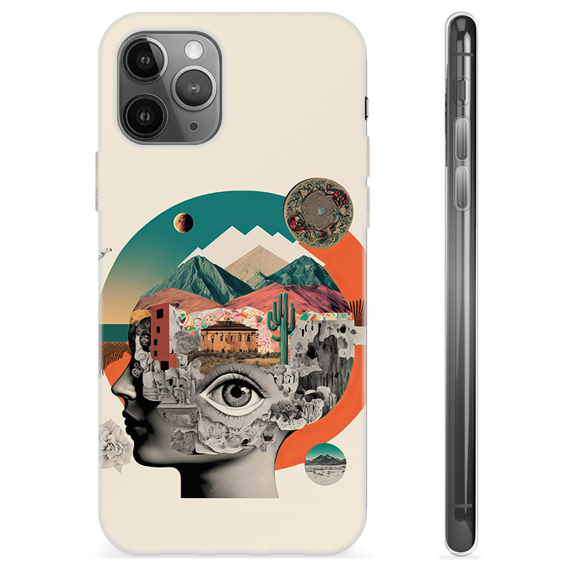 IPhone 11 Pro Max TPU Case Abstract Collage