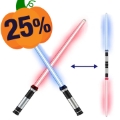 2-in-1 Space Sword / Lightsaber - 2 Pcs. - Red / Blue