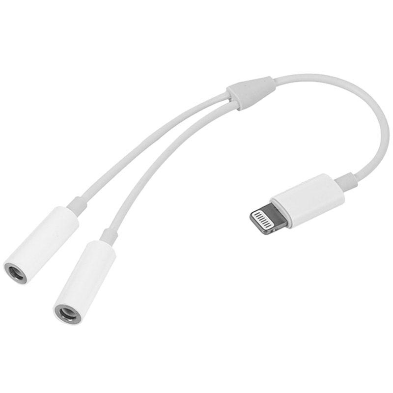 Wisdomup Double adaptateur Lightning 2 en 1 pour casque audio et chargeur pour  iPhone iPad à prix pas cher