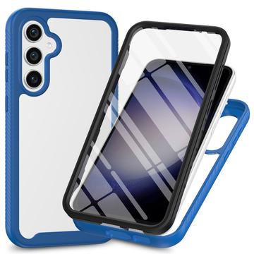 Samsung Galaxy A35 360 Protection Series Case - Dark Blue / Clear