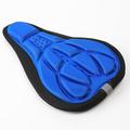 3D Padded Cushion Bicycle Seat Cover - Blue