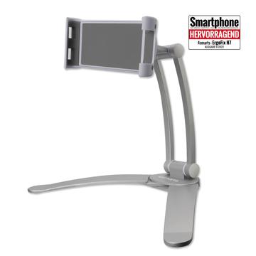 4smarts ErgoFix H7 Desk Stand w. Wall Holder - Silver