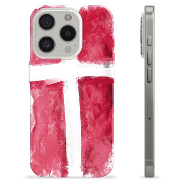 iPhone 15 Pro TPU Case - Danish Flag