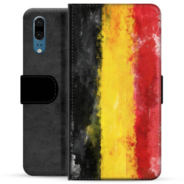 Huawei P20 Premium Flip Case - German Flag