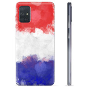 Samsung Galaxy A71 TPU Case - French Flag