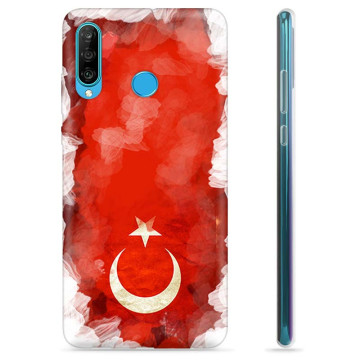 Huawei P30 Lite TPU Case - Turkish Flag