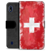 Samsung Galaxy A10 Premium Flip Case - Swiss Flag