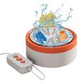 A19 Mini Portable Washing Machine with 3 Modes - Orange / White