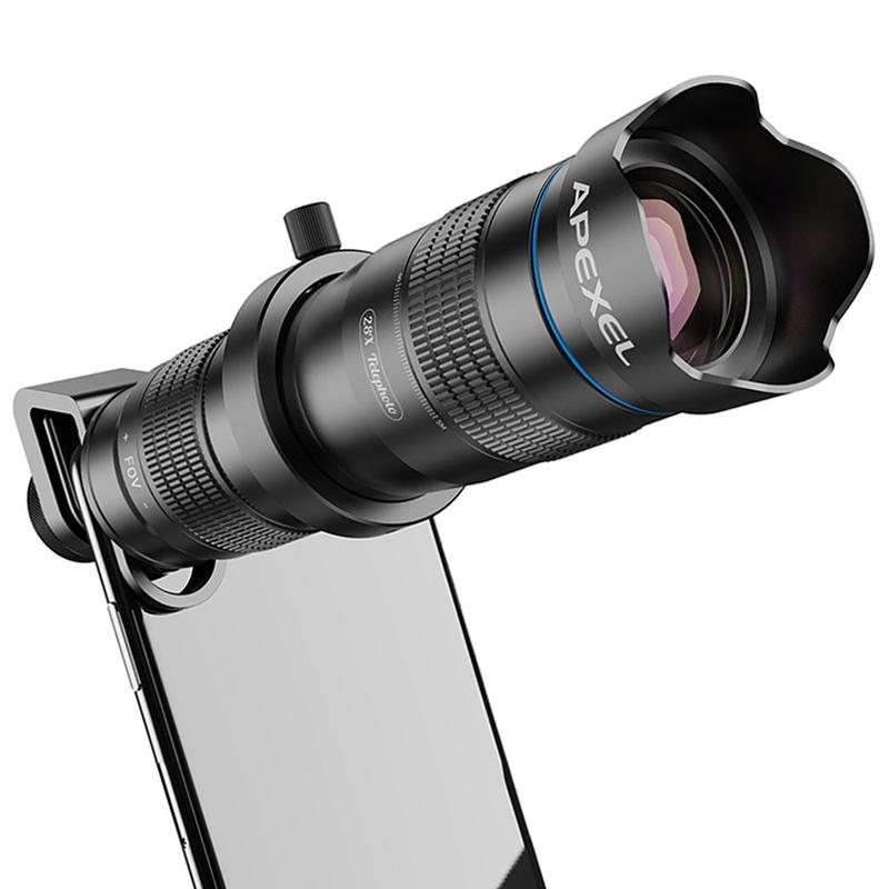 APEXEL APL-JS28X HD 28x Telephoto Telescope Lens Universal Smartphone ...