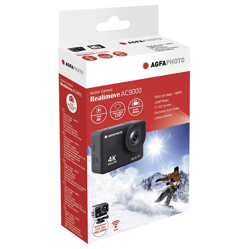 Action Cam Action Cam - AgfaPhoto Realimove AC9000 - 4K video - Agf