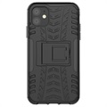 Anti-Slip iPhone 11 Hybrid Case with Stand - Black