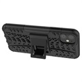 Anti-Slip iPhone 11 Hybrid Case with Stand - Black