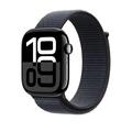 Apple Watch 10 GPS MWWR3QN/A - Aluminium, Ink Sport Loop, 46mm - Jet Black