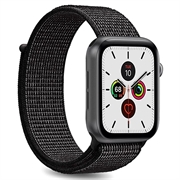 Apple Watch Series 9/8/SE (2022)/7/SE/6/5/4/3/2/1 Puro Nylon Sport Strap - 41mm/40mm/38mm - Black