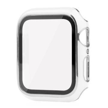 Apple Watch Series SE (2022)/SE/6/5/4 Case with Tempered Glass Screen Protector - 9H - 44mm - Clear