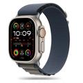 Apple Watch Series Ultra 2/Ultra/10/9/8/SE (2022)/7/SE/6/5/4/3/2/1 Tech-Protect Nylon Pro Strap - 49mm/46mm/45mm/44mm/42mm - Navy / Grey