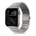 Apple Watch Series Ultra 2/Ultra/10/9/8/SE (2022)/7/SE/6/5/4/3/2/1 Tech-Protect SteelBand Stainless Steel Strap - 49mm/45mm/44mm/42mm - Titanium