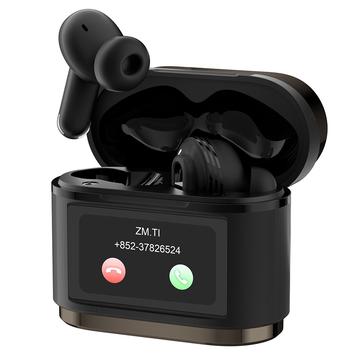 BD2 Smart Digital Display Wireless Bluetooth Headset - Touch Screen, ANC & ENC Noise Cancelling