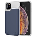 iPhone 11 Pro Max Backup Battery Case - 6500mAh - Dark Blue / Grey