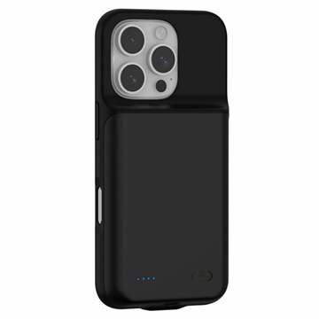 iPhone 16 Pro Backup Battery Case - 7000mAh - Black