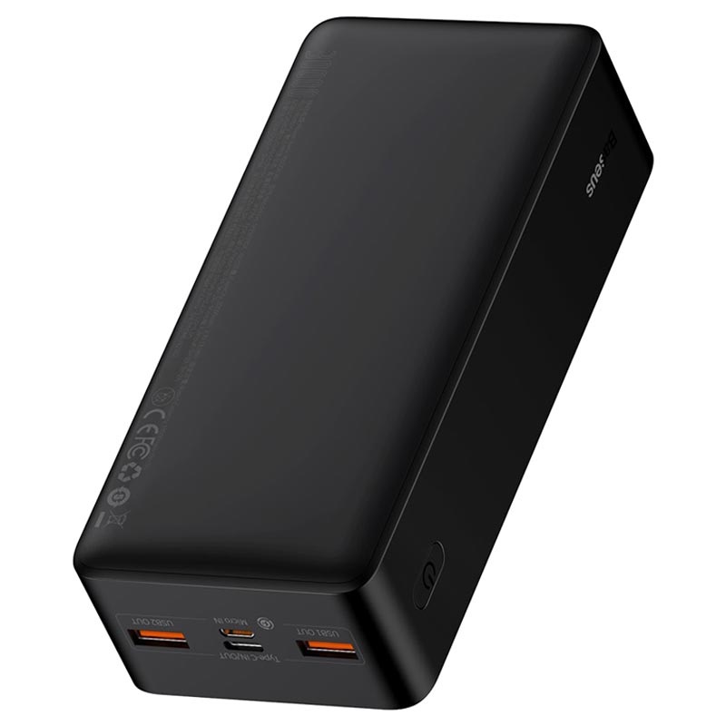 Baseus Power Bank 4 USB Port w/ LED Display 10000 mAh Black-PPCX080005 -  baseus Maroc