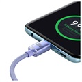 Baseus Crystal Shine USB-C / USB-C Cable CAJY000705 - 2m - Purple