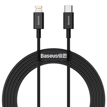 Baseus Superior Series USB-C / Lightning Cable - 2m, 20W - Black