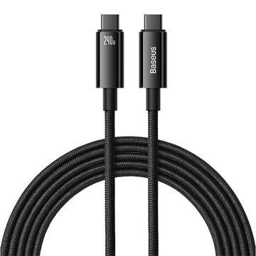 Baseus Tungsten Gold USB-C / USB-C Cable - 3m, 240W - Black