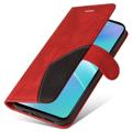 Bi-Color Series OnePlus Nord 2T Wallet Case - Red