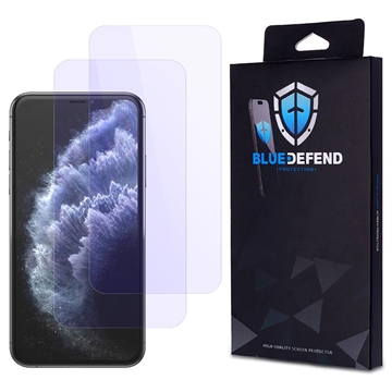 iPhone 11 Pro BlueDefend Anti-Blue Light Tempered Glass Screen Protector - 2 Pcs.