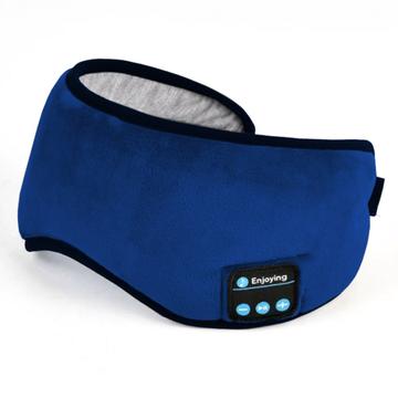 Bluetooth Headband Sleep Mask / Smart Music Playing Eye Mask - Blue