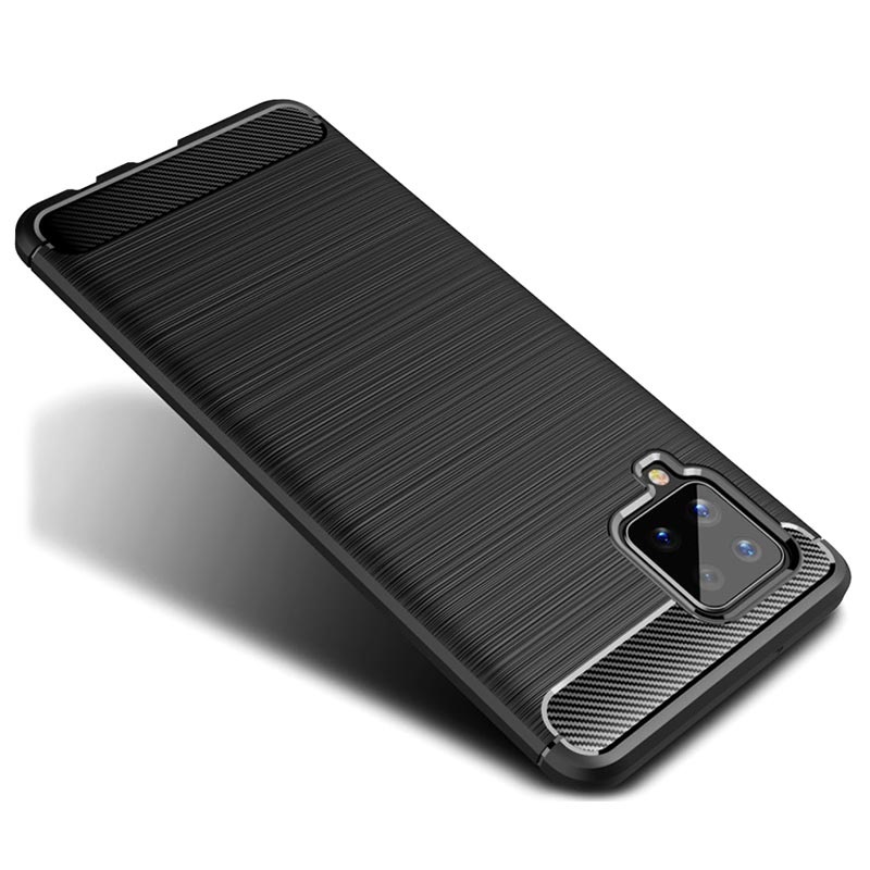 Samsung Galaxy A42 5G Brushed TPU Case - Carbon Fiber