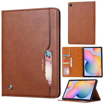 Samsung Galaxy Tab S6 Lite 2020/2022/2024 Card Set Folio Case - Brun