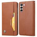 Samsung Galaxy S24+ Card Set Series Wallet Case - Brown