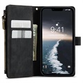 Caseme C30 Multifunctional iPhone 14 Wallet Case - Black