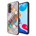 Checkered Pattern Xiaomi Redmi Note 11/11S Hybrid Case - Colorful Mandala