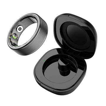 Colmi R03 Smart Ring with 21 Sport Modes - Danish, Swedish, English Languages - 21.3mm - Black