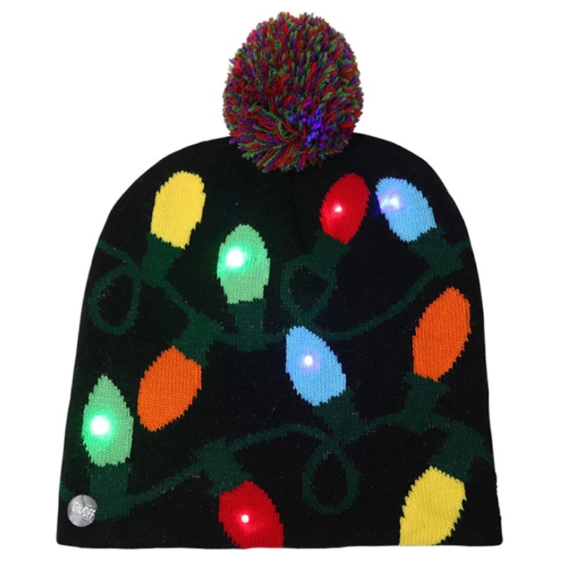 toboggan hat with lights