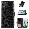 Crocodile Series OnePlus 11 Wallet Leather Case with RFID