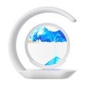 D25 3D Moving Sand Painting Night Light with Wireless Charger