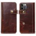 Denior Vintage Series iPhone 14 Pro Wallet Leather Case