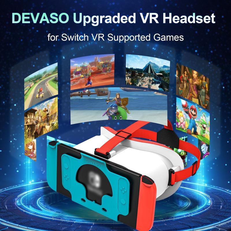 Devaso Vr Headset For Nintendo Switch Game Console Heat Dissipation 