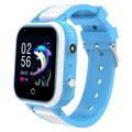 DH9S Kids Smart Watch with GPS & SOS – 4G Video Calling & Camera, Danish, Norwegian, Swedish, Finnish Languages - Blue