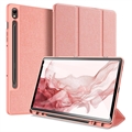 Samsung Galaxy Tab S9 Dux Ducis Domo Tri-Fold Smart Folio Case - Pink