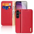 Samsung Galaxy S24+ Dux Ducis Hivo Wallet Leather Case - Red